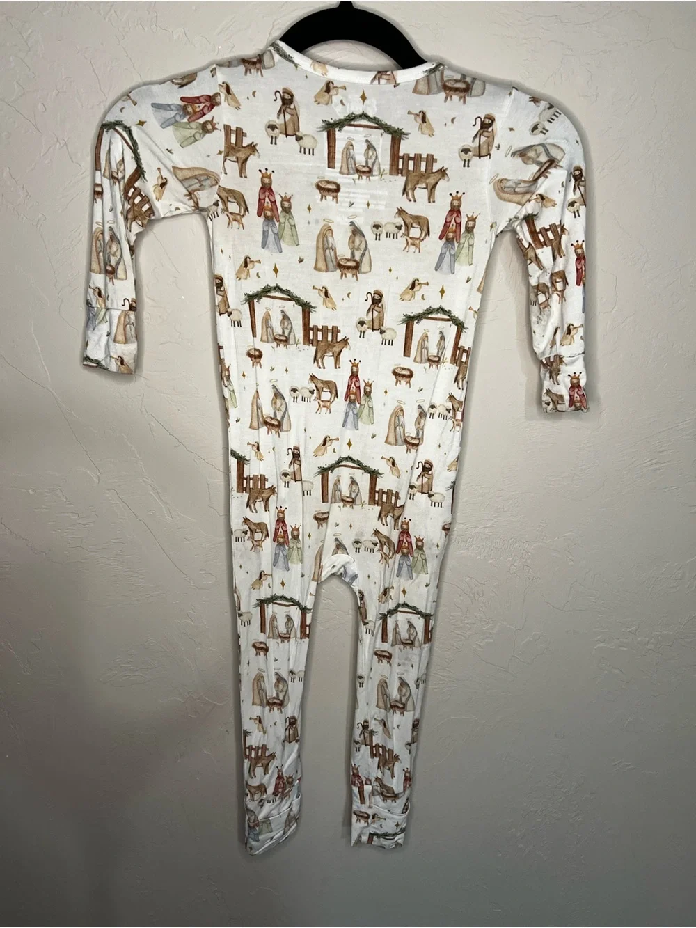 Holy Pals Luke2:1-20 Away in the Manger Nativity Viscose From Bamboo Pajamas